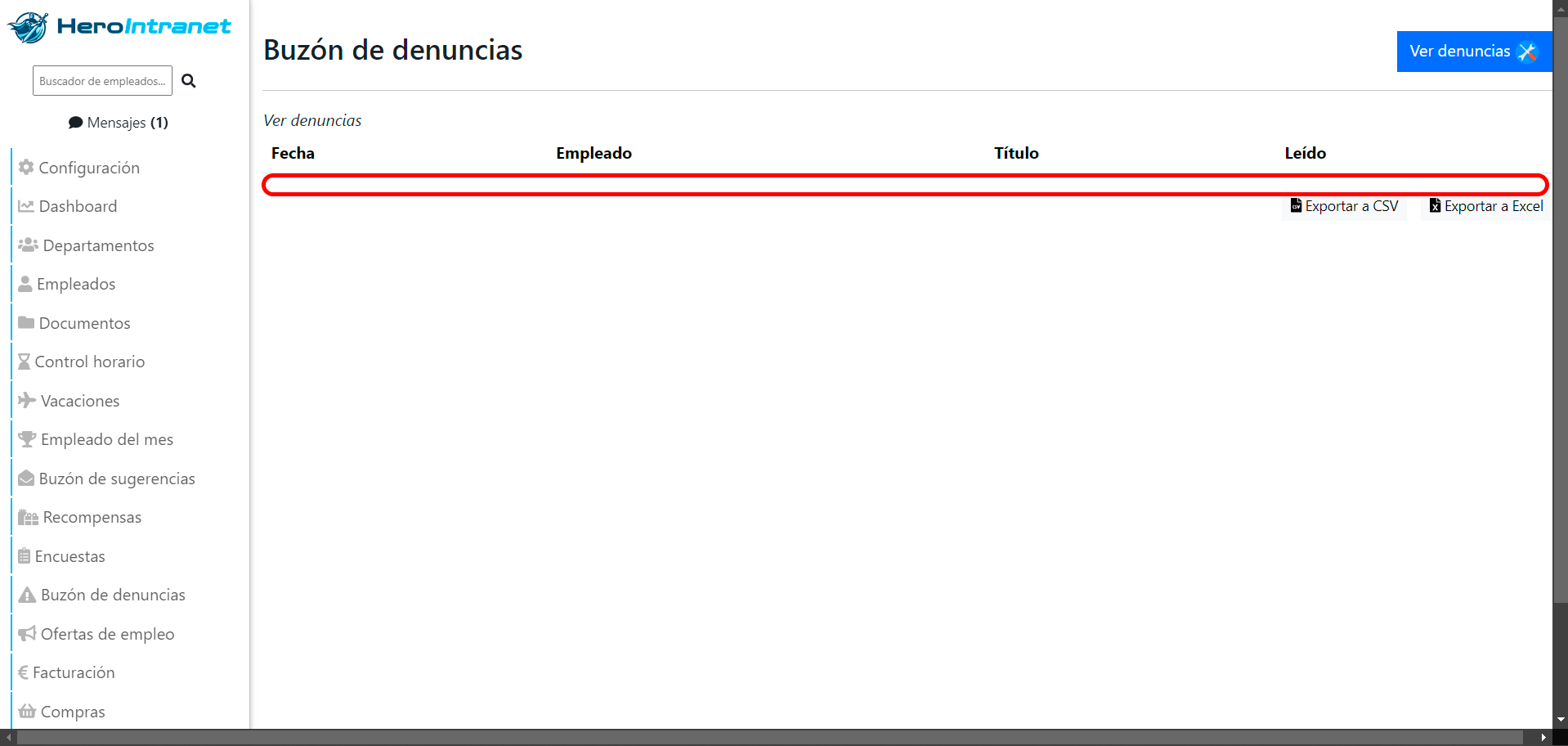 Buzón de denuncias 6 Buzón de denuncias 6