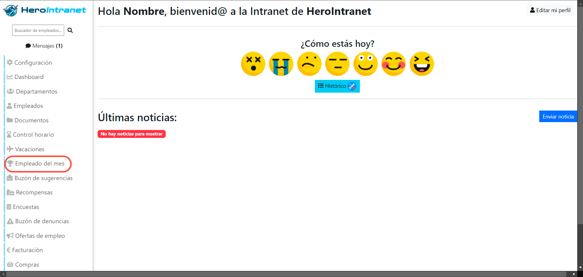 Empleado del mes 1 Empleado del mes 1